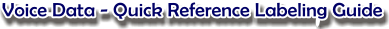 Voice/Data Quick Reference Guide logo
