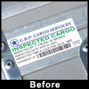 Tamper-Proof Cargo Seal - Label Before