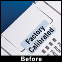 Tamper-proof Protecting Adjustments Labels - Before Label