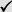 checkmark