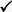 checkmark